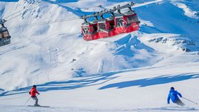 Val Thorens ski resort, the highest ski resort in Europe