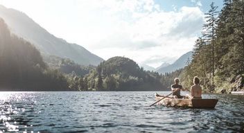 Vacanze estive in Austria, Lago Piburger See in Ötztal