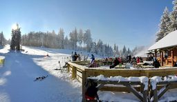 Ski hut in ski resort Mariborsko Pohorje
