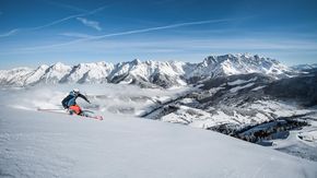 Ski resort Hochkönig, Alps Salzburger Land