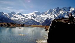 Saas Fee_Glacier_Lake