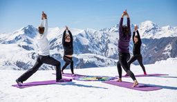 Stazione sciistica di Méribel, vacanza sulla neve con lezione di yoga